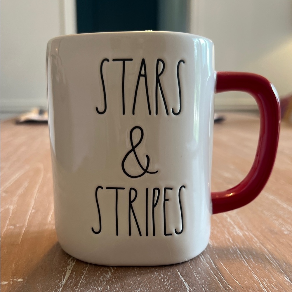 Stars & Stripes Red Handle Mug